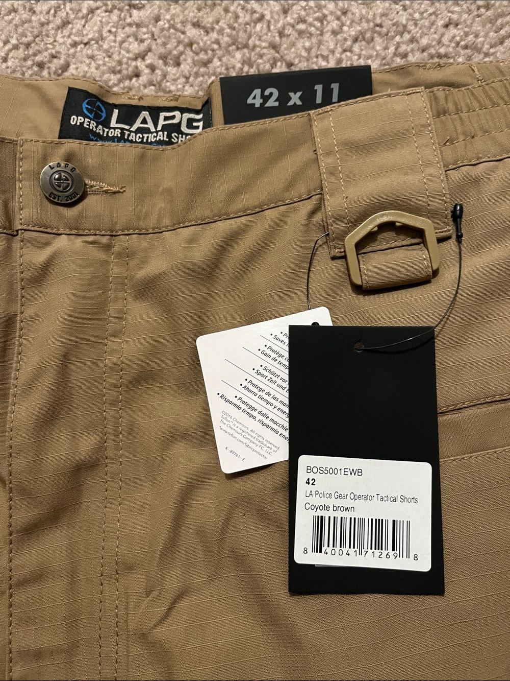 NWT LAPG Brown Shorts - Picture 2 of 3